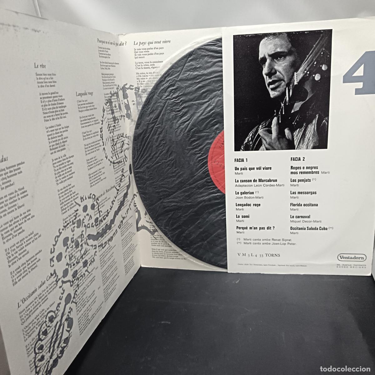 Discos de vinilo: Marti 4 - Occitania ! - LP - Foto 2