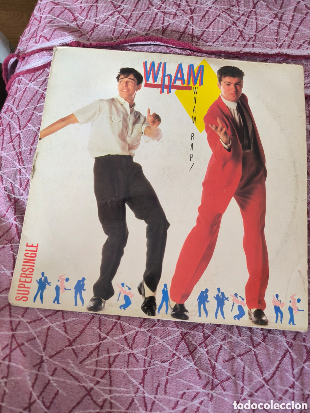 Discos de vinilo: single de vinilo de Wham! - Rap!. - Foto 1