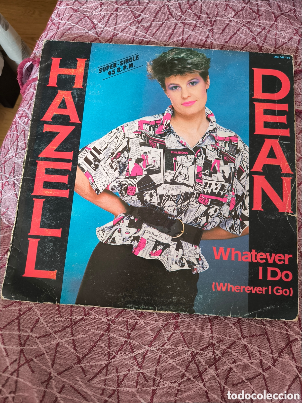 Discos de vinilo: Single de vinilo de Hazell Dean. - Foto 1