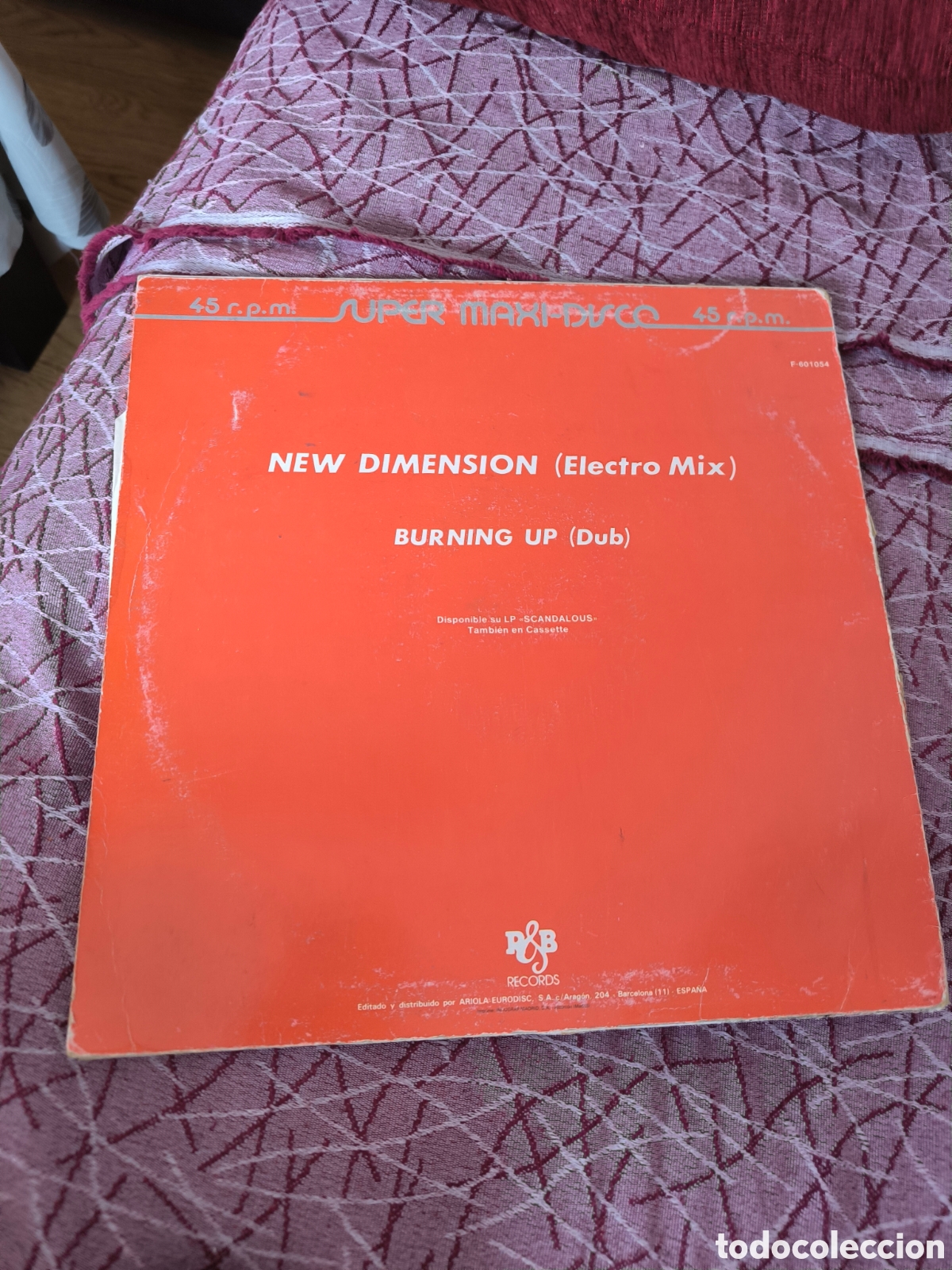 Discos de vinilo: disco de vinilo de Imagination, &aacute;lbum New Dimension. - Foto 2