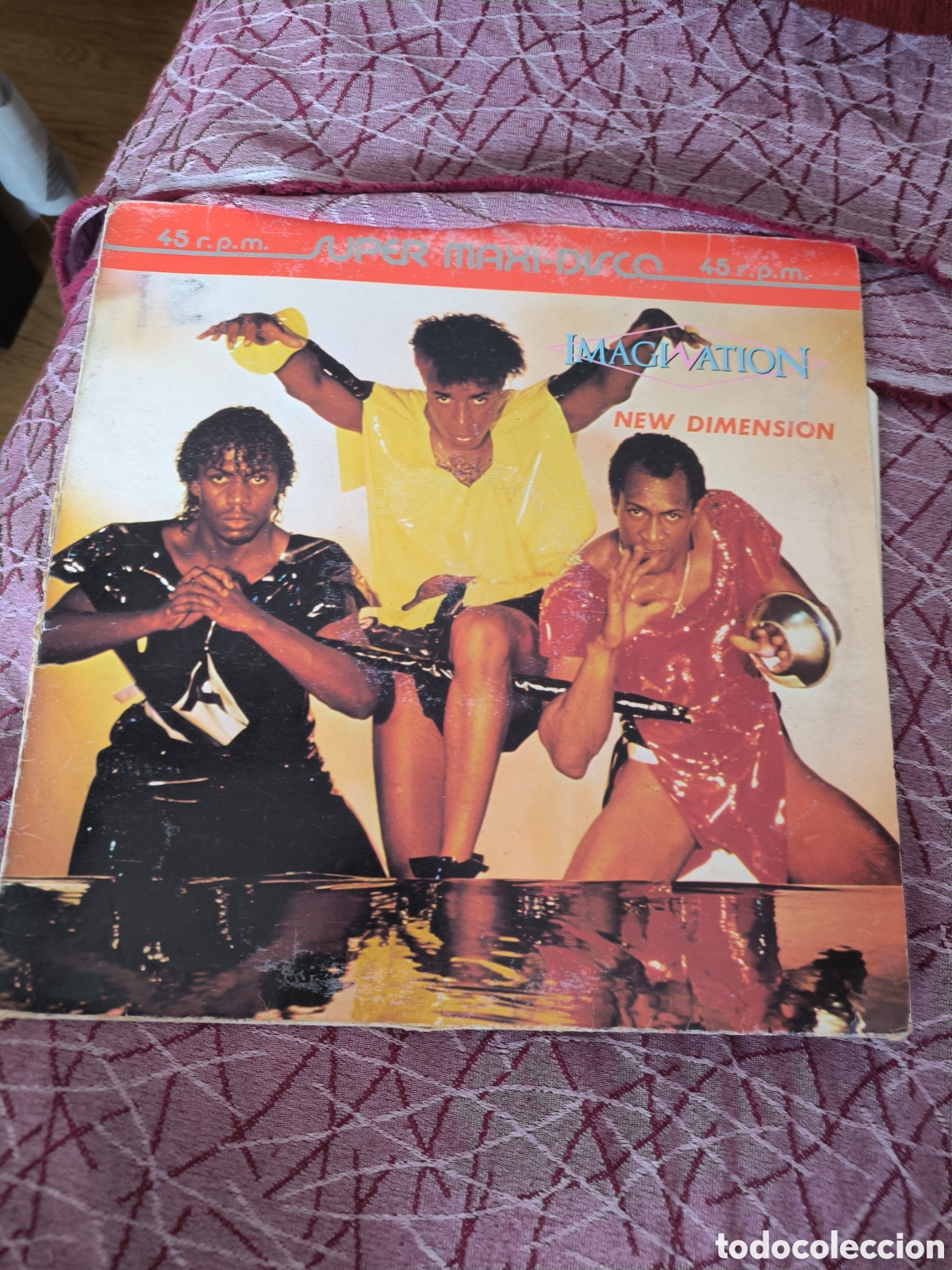 Discos de vinilo: disco de vinilo de Imagination, &aacute;lbum New Dimension. - Foto 1