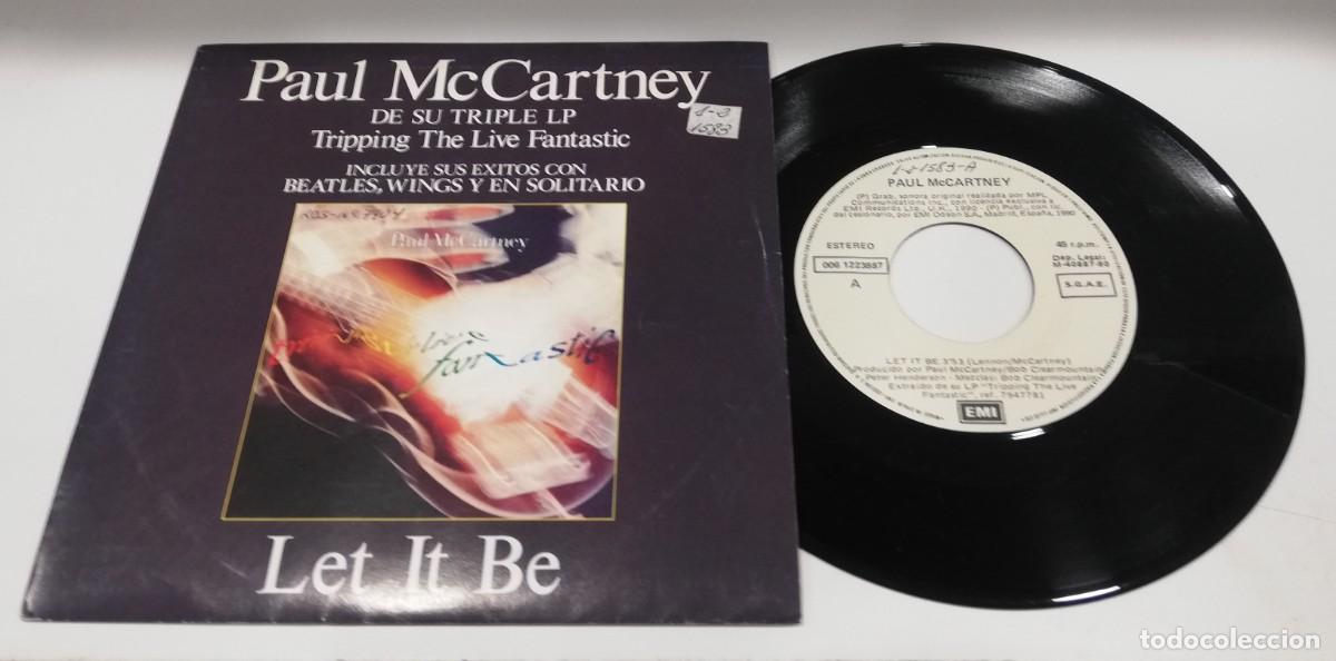 Discos de vinilo: SCO15-Paul McCartney - Let It Be (7&rdquo;, Single) - Foto 1