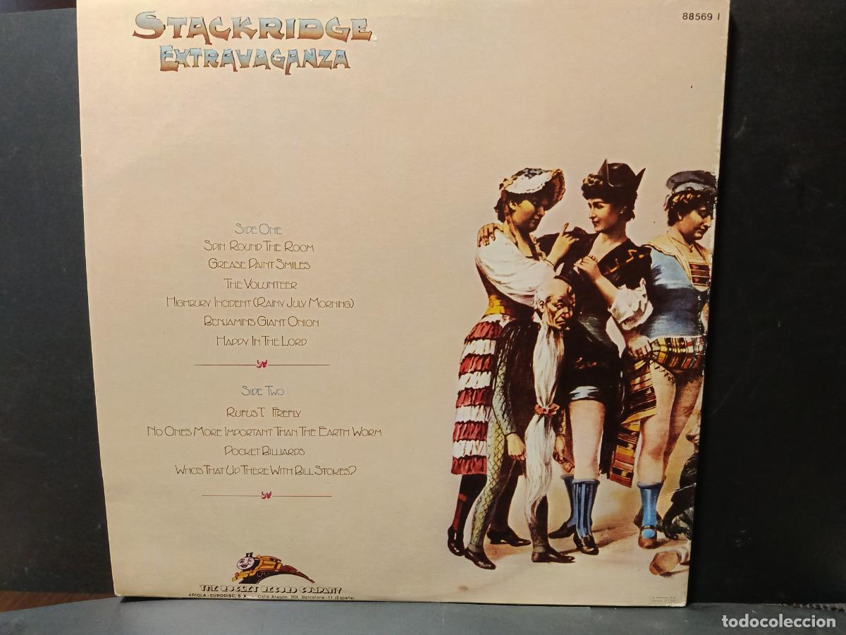 Discos de vinilo: STACKRIDGE EXTRAVAGANZA LP SPAIN 1975 PEPETO TOP - Foto 3