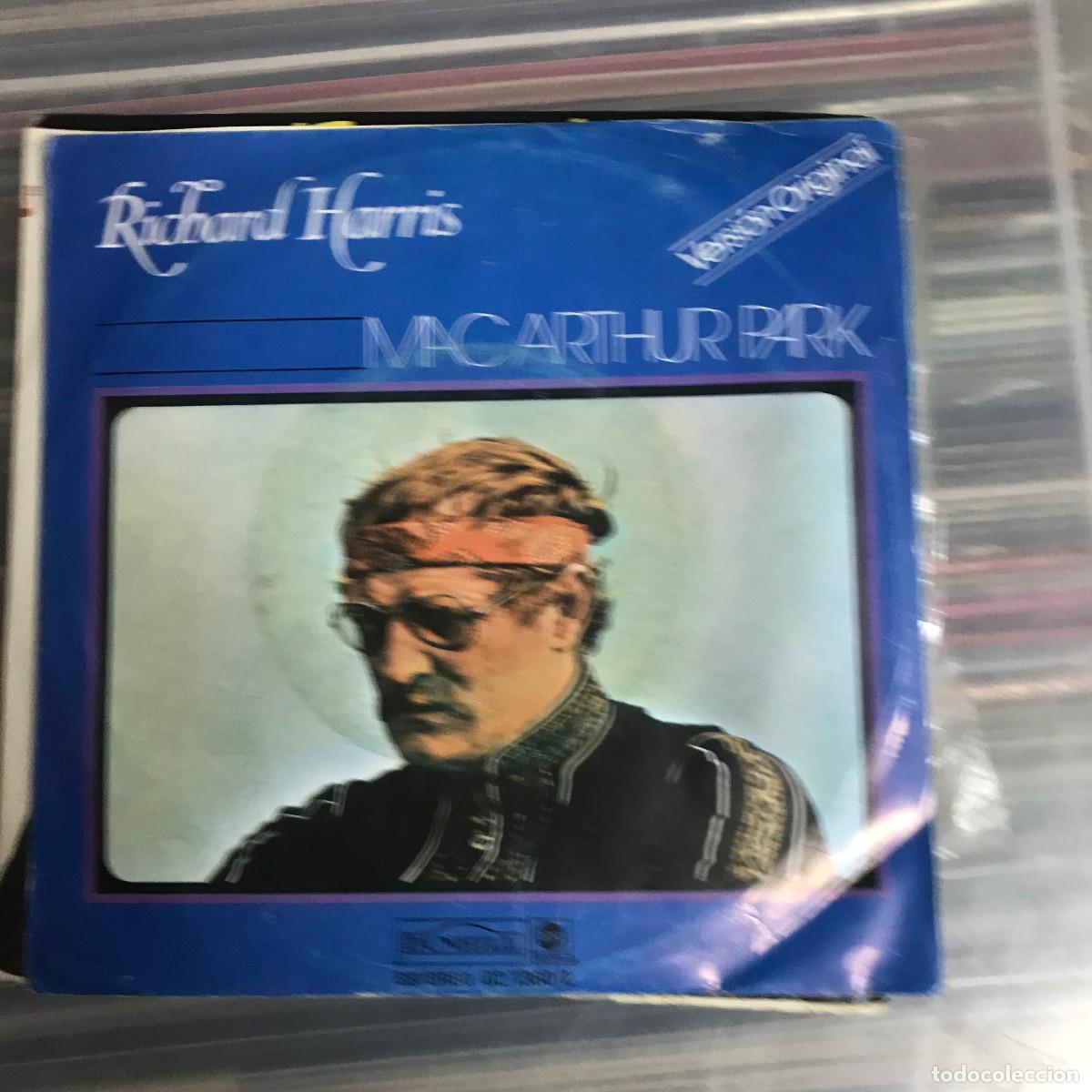 Discos de vinilo: RICHARD HARRIS - MAC ARTHUR PARK (1972) - 7&rdquo; SINGLE ABC 1978 - Foto 1