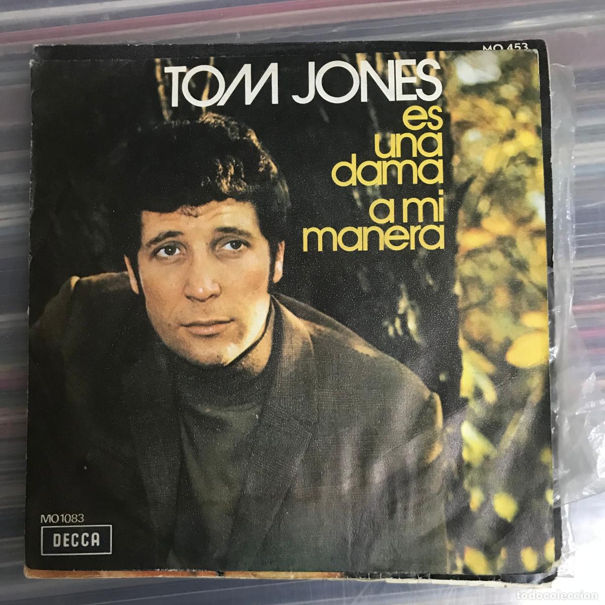 Discos de vinilo: TOM JONES - SHES A LADY - 7&rdquo; SINGLE DECCA 1971 - Foto 1