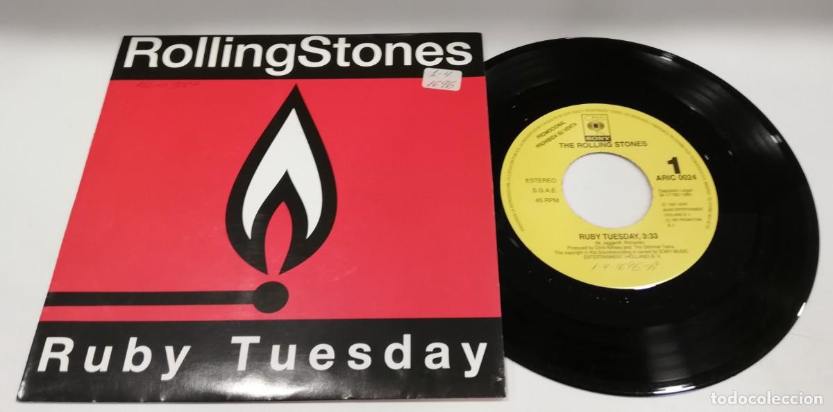 Discos de vinilo: SCO15-RollingStones - Ruby Tuesday (7&rdquo;, S/Sided, Promo) - Foto 1