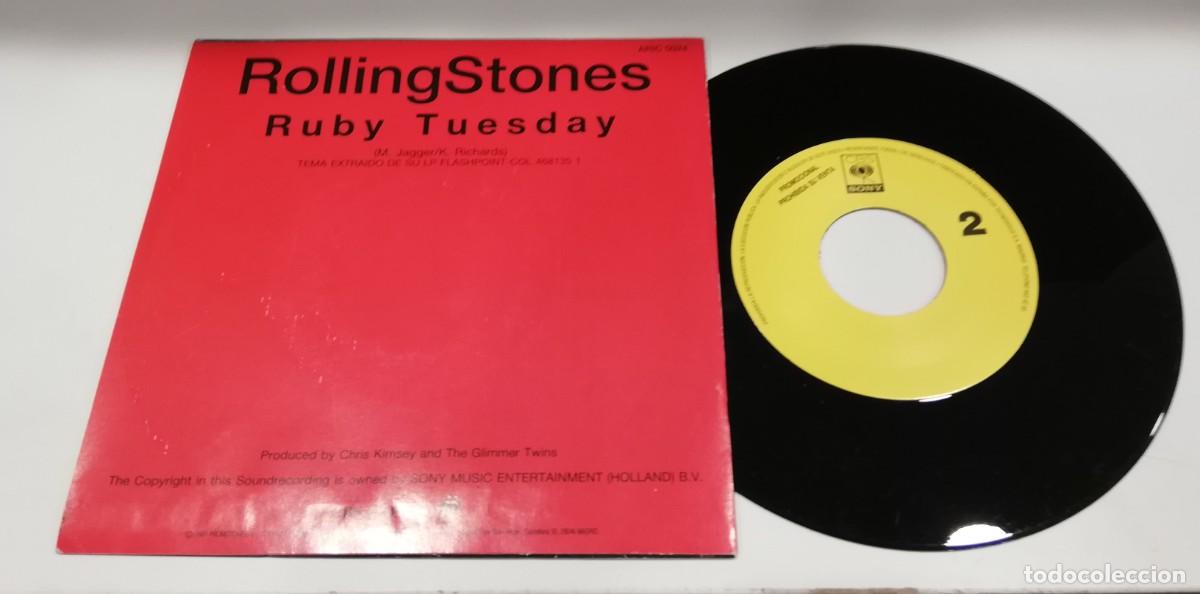 Discos de vinilo: SCO15-RollingStones - Ruby Tuesday (7&rdquo;, S/Sided, Promo) - Foto 2