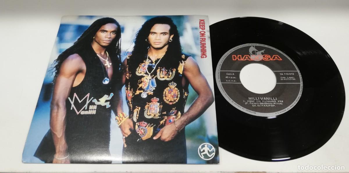 Discos de vinilo: SCO15-Milli Vanilli - Keep On Running (7&rdquo;, Single) - Foto 1