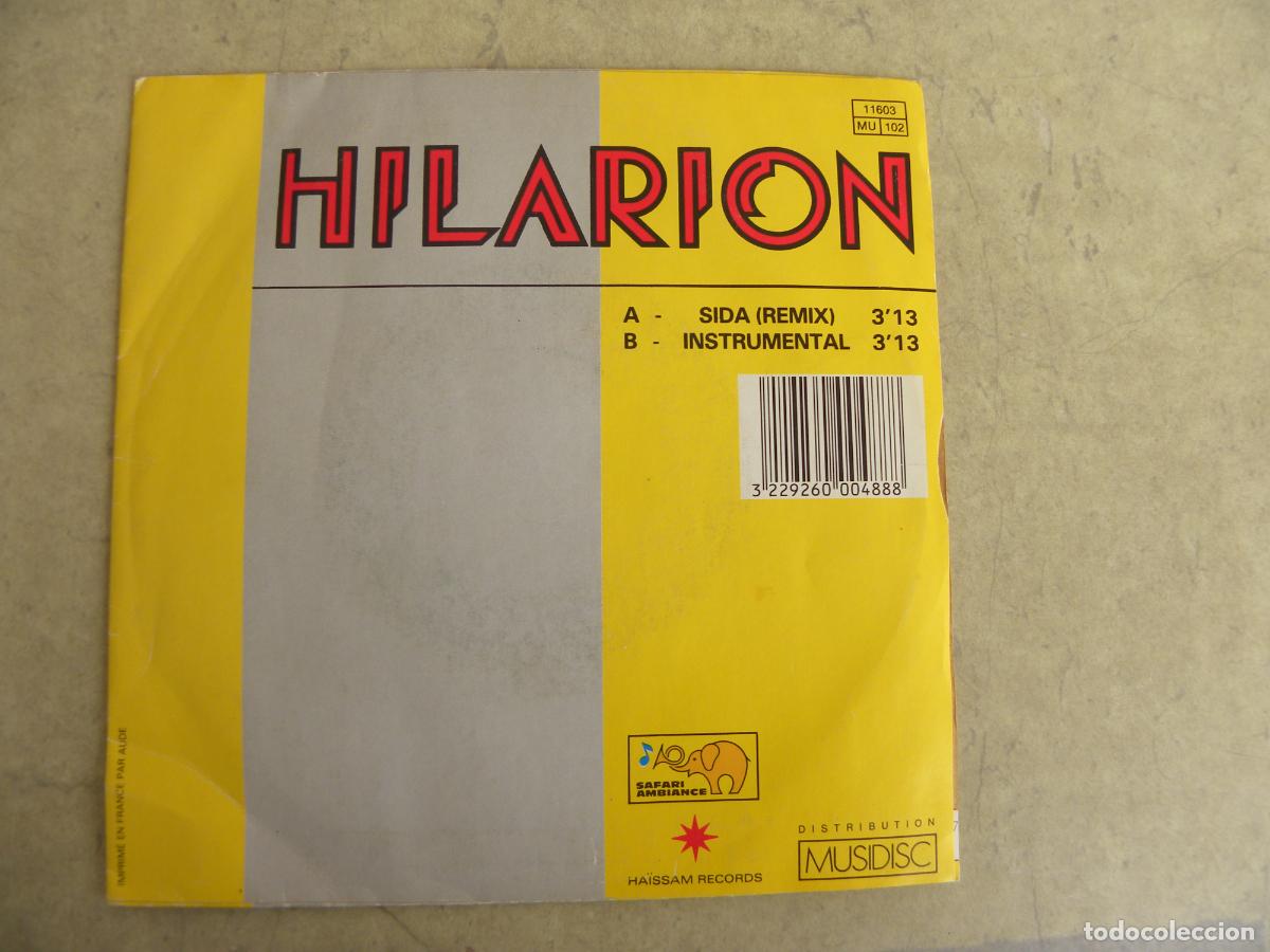 Discos de vinilo: HILARION -SIDA -SINGLE 45 RPM - Foto 2
