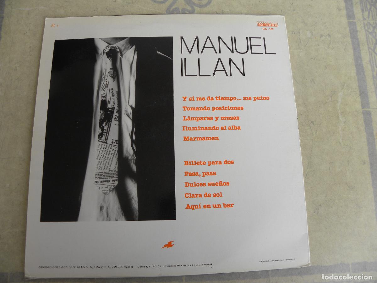 Discos de vinilo: MANUEL ILLAN -LP 1987 - Foto 2