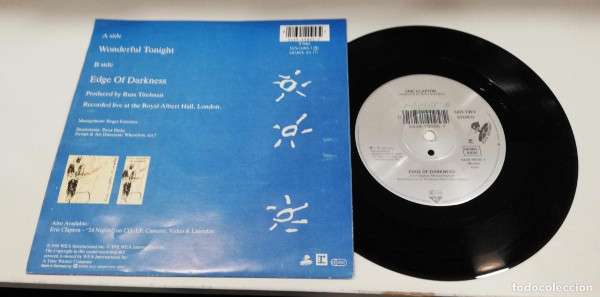 Discos de vinilo: SCO15-Eric Clapton - Wonderful Tonight (7&rdquo;, Single) - Foto 2