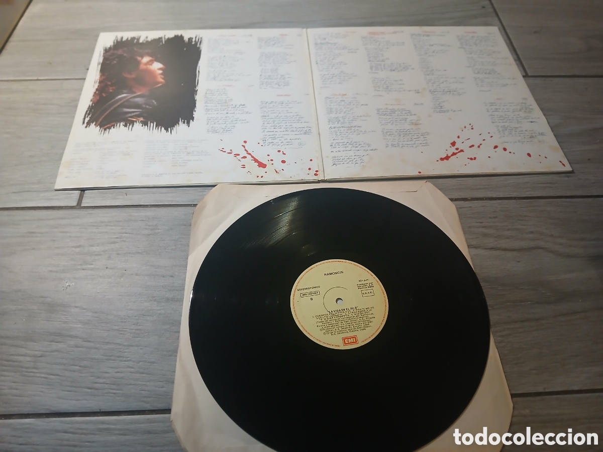 Discos de vinilo: RAMONCIN - LA VIDA EN EL FILO - SPAIN - EMI - L - - Foto 3