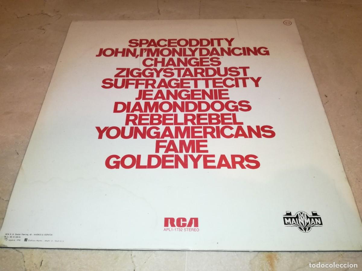 Discos de vinilo: DAVID BOWIE-CHANGESONEBOWIE-ORIGINAL ESPA&Ntilde;OL 1976 - Foto 2