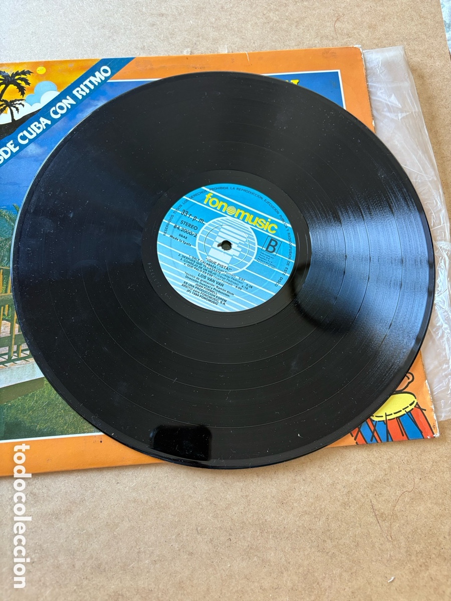 Discos de vinilo: Lp vinilo Los Van-Van, Que pista (A17) - Foto 3