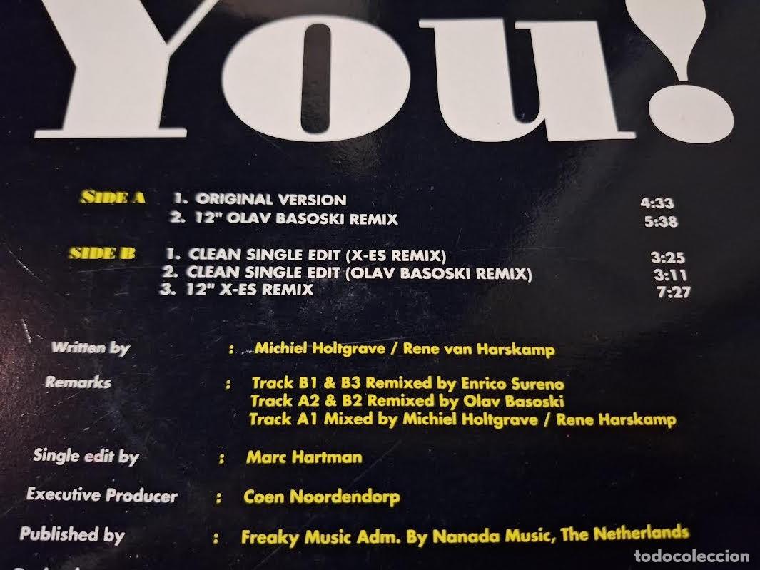 Discos de vinilo: TECHNO FLIGHT 1 - FUCKK YOU 12&rdquo; MAXI MAX 1992 - TECHNO - Foto 2