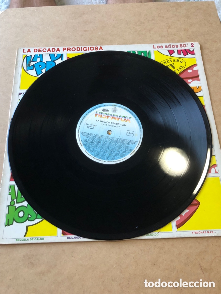 Discos de vinilo: Lp vinilo, La Decada Prodigiosa, Los a&ntilde;os 80 (A17) - Foto 2