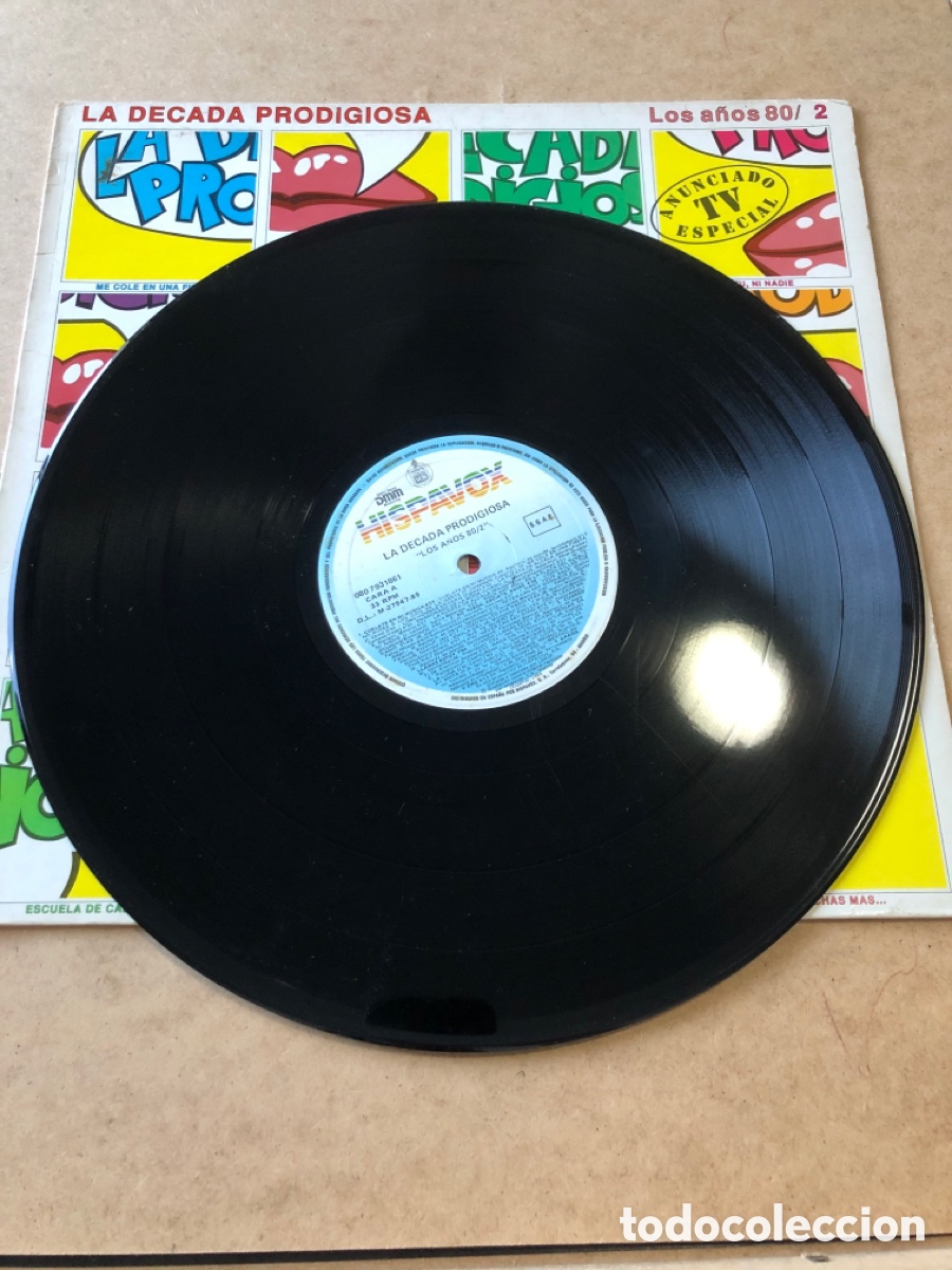 Discos de vinilo: Lp vinilo, La Decada Prodigiosa, Los a&ntilde;os 80 (A17) - Foto 3