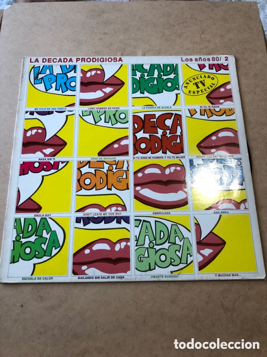 Discos de vinilo: Lp vinilo, La Decada Prodigiosa, Los a&ntilde;os 80 (A17) - Foto 1