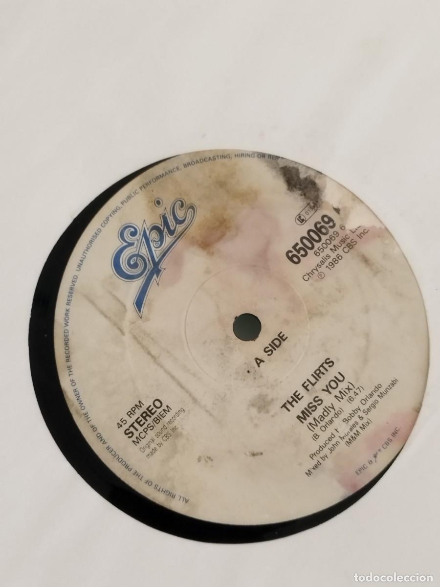 Discos de vinilo: The Flirts &ndash; Miss You. Vinilo 12&rdquo;. - Foto 3