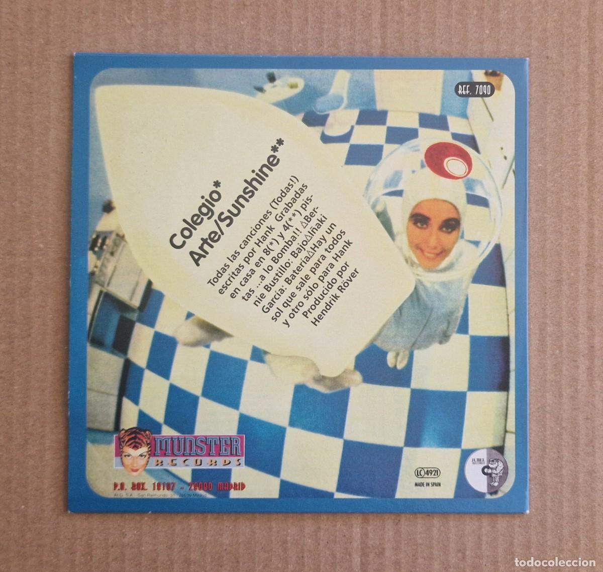 Discos de vinilo: HANK - TURBO POP SINGLE 1995 (MUNSTER RECORDS) - Foto 2