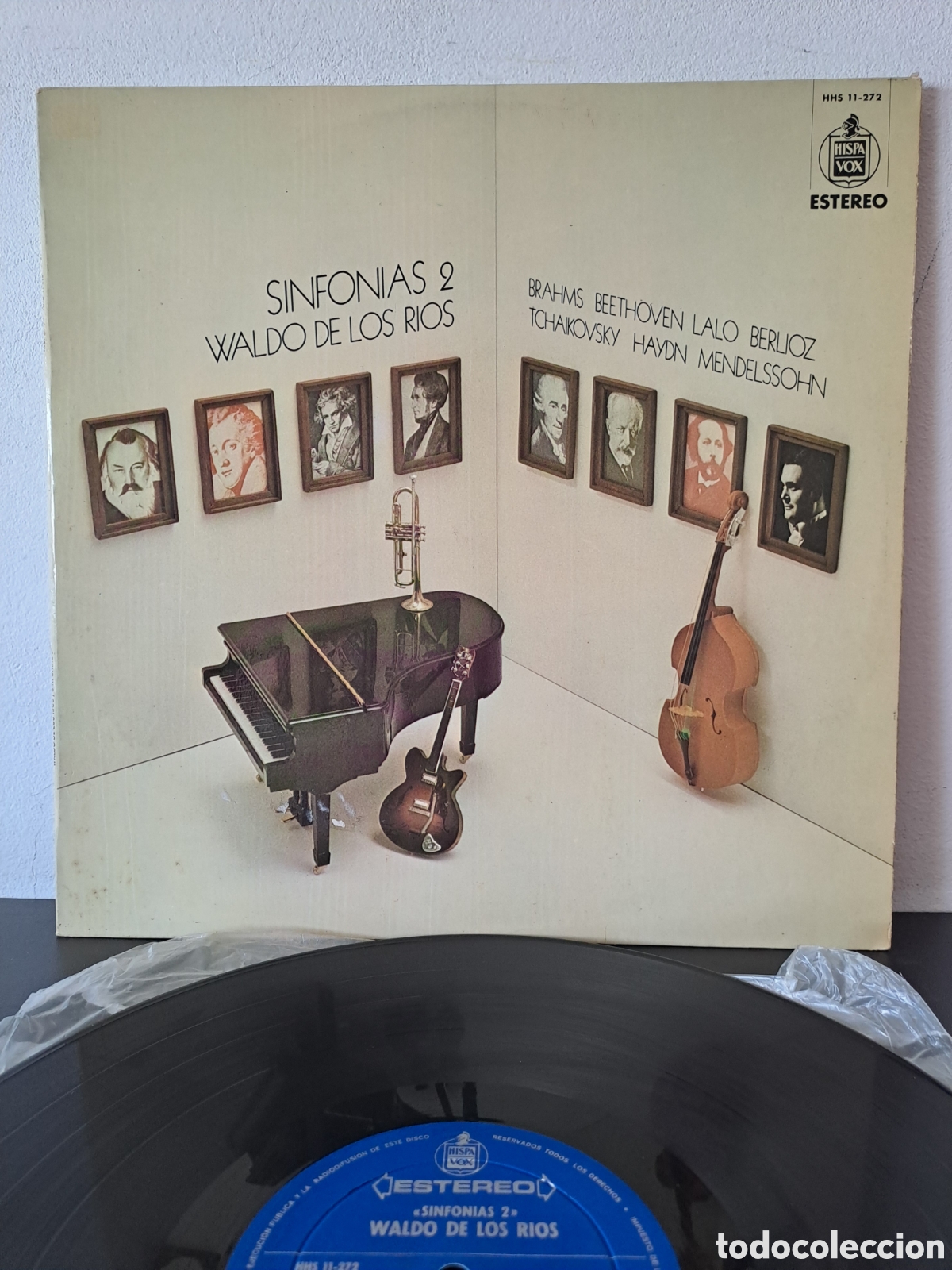 Discos de vinil: Waldo De Los Rios&nbsp;&lrm;&ndash;&nbsp;Sinfonias 2: Hispavox&nbsp;&lrm;&ndash; HHS 11-272 : Vinyl, LP, Album LX.7