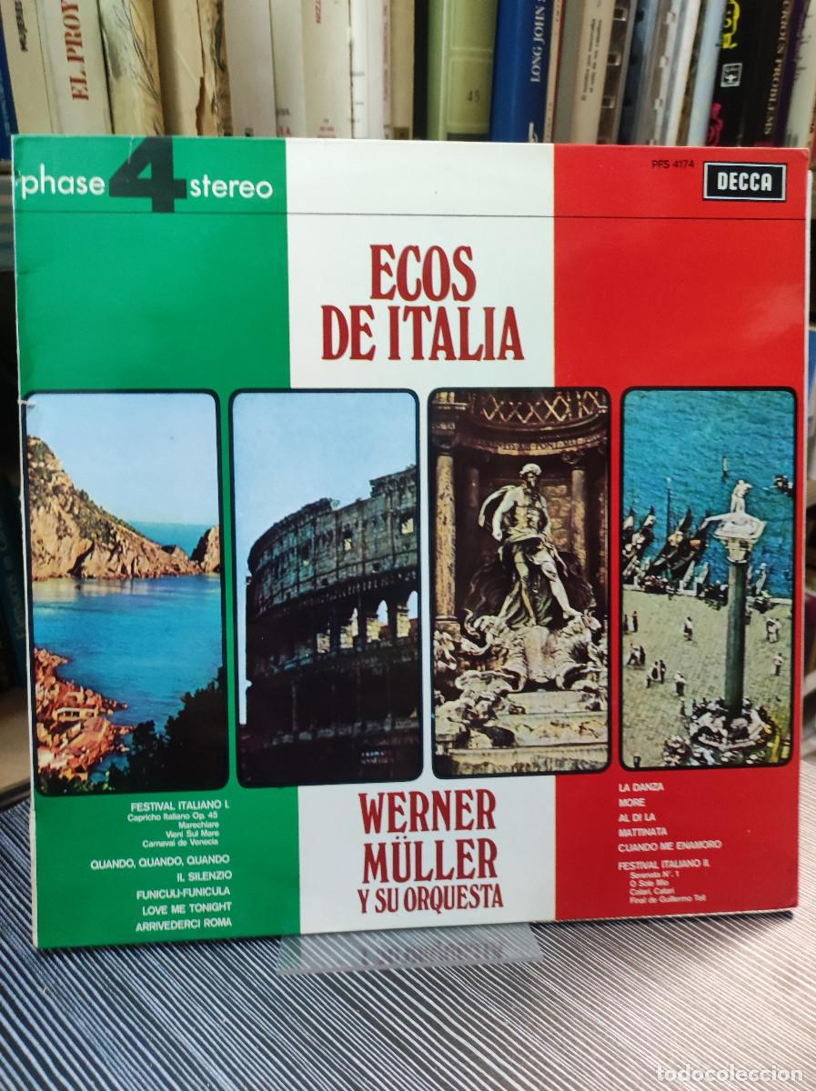 Discos de vinilo: Werner M&uuml;ller Y Su Orquesta &ndash; Ecos De Italia - Foto 1