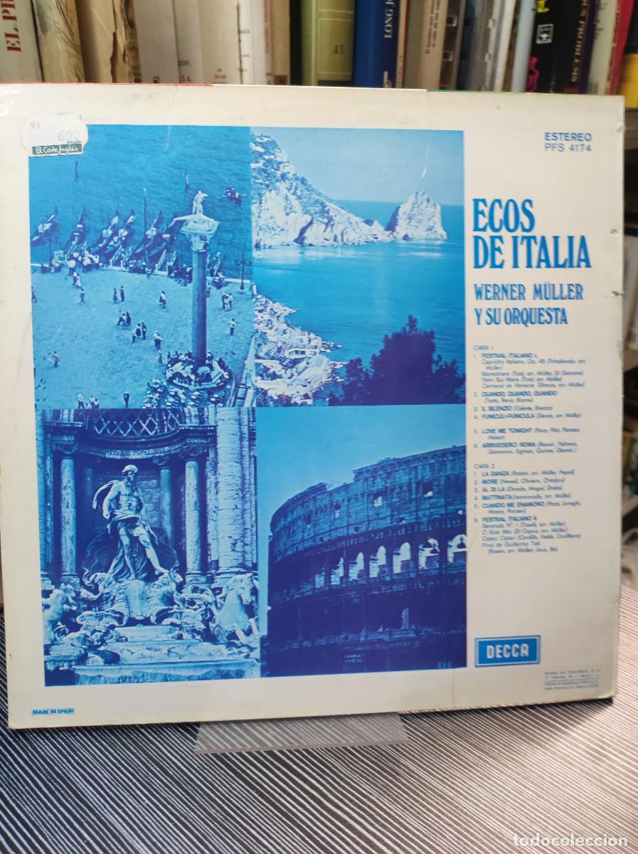 Discos de vinilo: Werner M&uuml;ller Y Su Orquesta &ndash; Ecos De Italia - Foto 2
