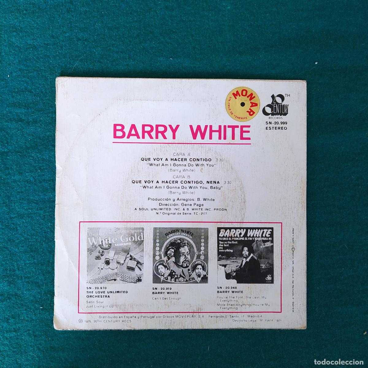 Discos de vinilo: Barry White &ndash; Que Voy Hacer Contigo - Foto 2