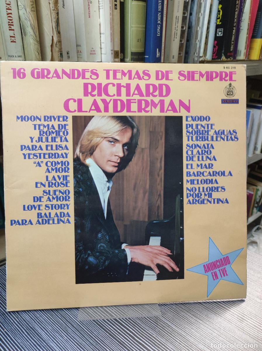Discos de vinilo: Richard Clayderman &ndash; 16 Grandes Temas De Siempre - Foto 1