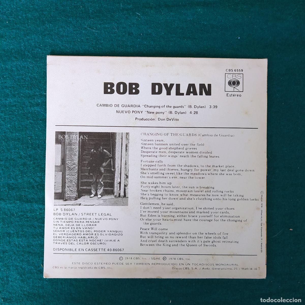 Discos de vinilo: Bob Dylan &ndash; Changing Of The Guards - Foto 2