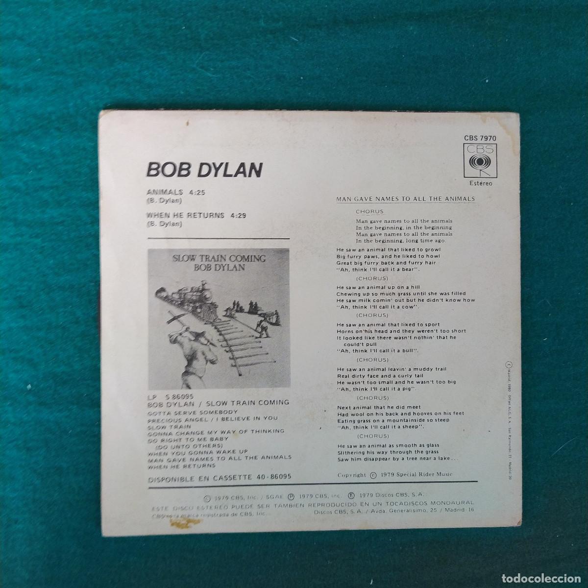 Discos de vinilo: Bob Dylan &ndash; Animals 1979 - Foto 2