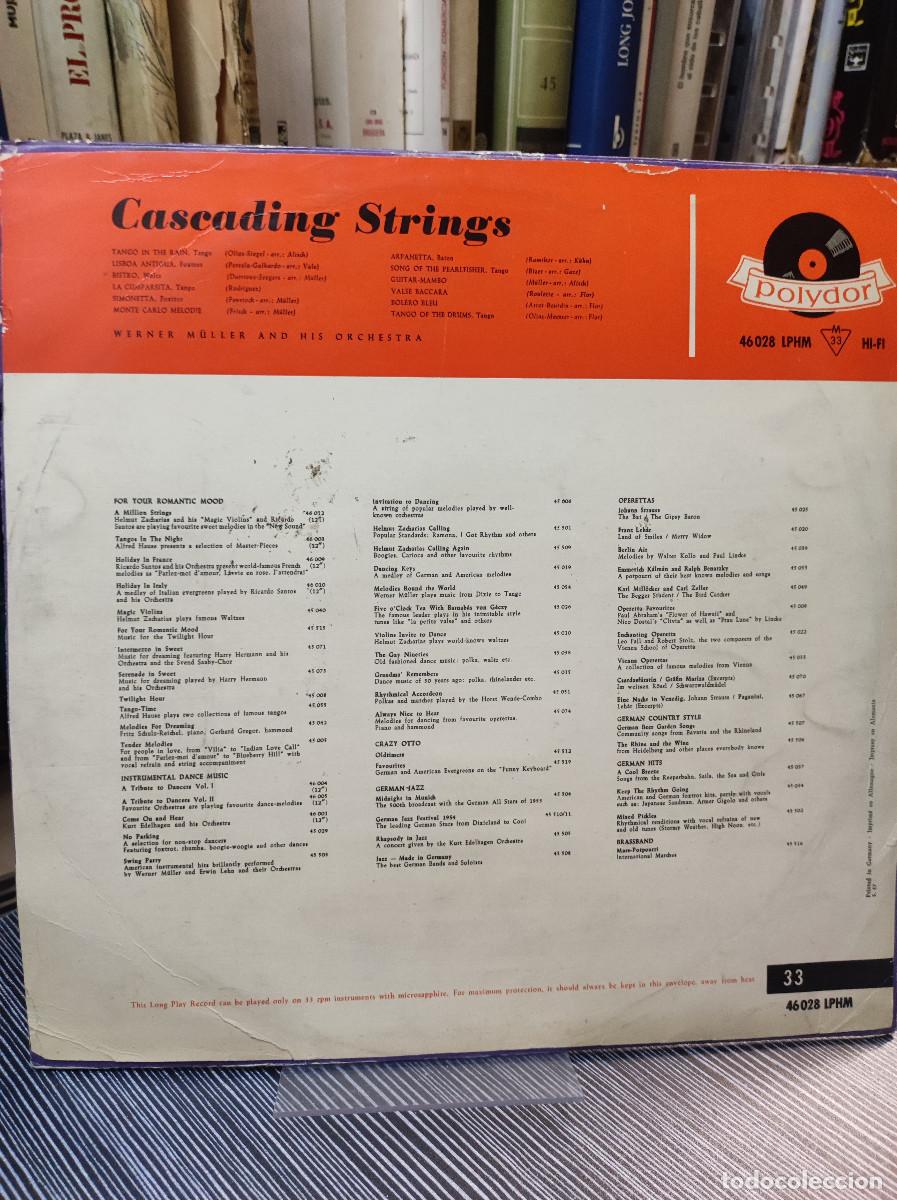 Discos de vinilo: Werner M&uuml;ller And His Orchestra &ndash; Cascading Strings - Foto 2