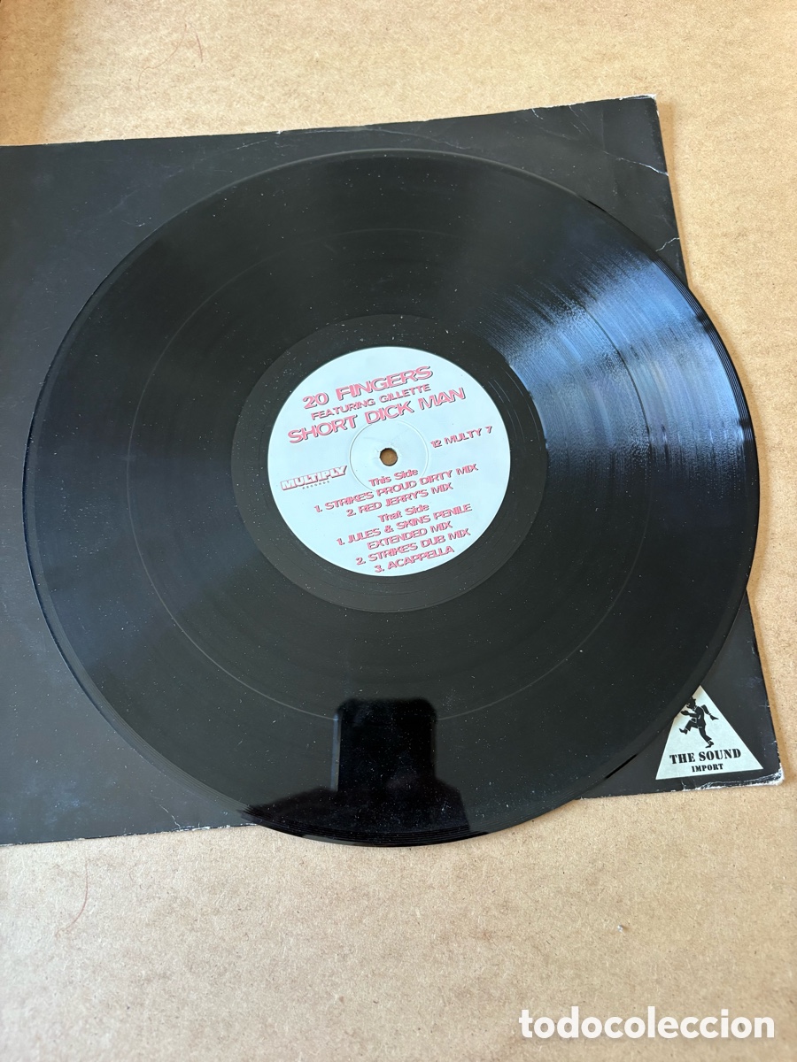 Discos de vinilo: Lp 20 Fingers Featuring Gillette (A17) - Foto 2