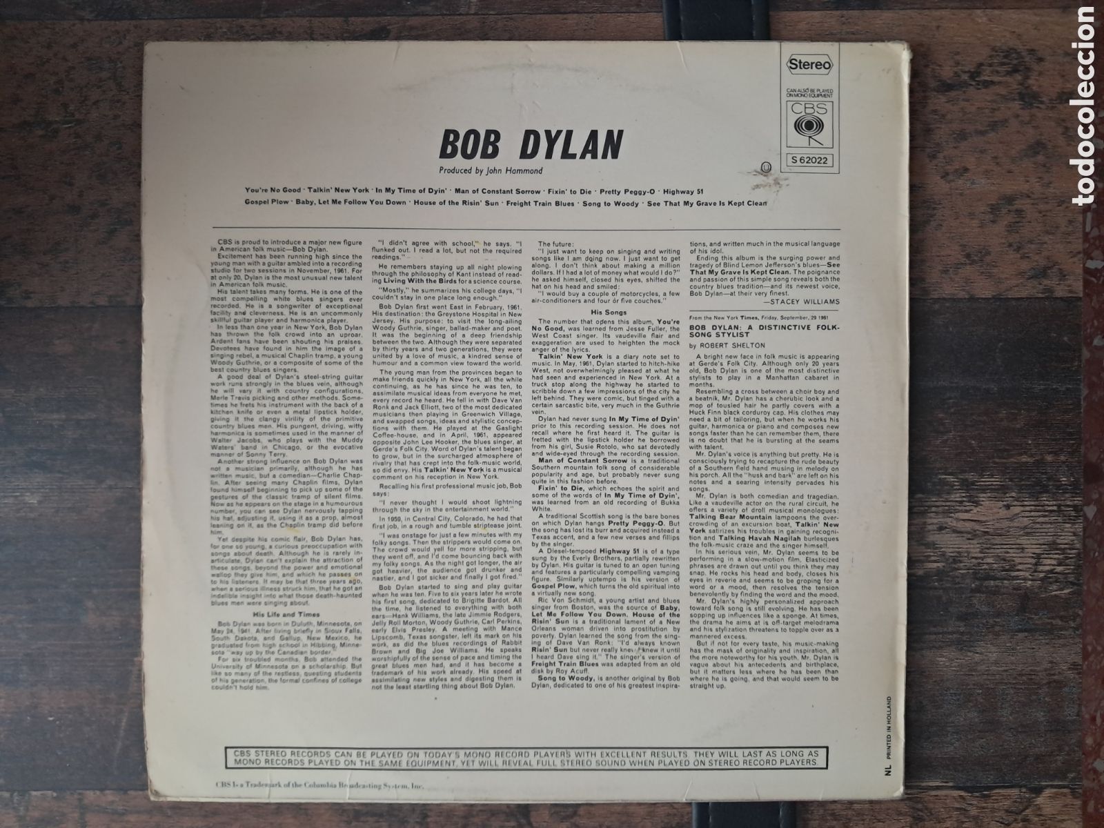 Discos de vinilo: Bob Dylan, primer Disco/Vinilo editado 1967 - Foto 2