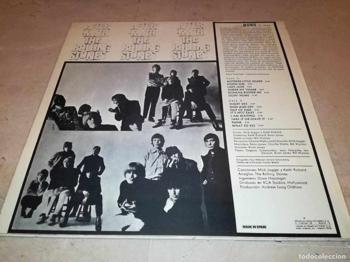 Discos de vinilo: THE ROLLING STONES-AFTER-MATH-EDICI&Oacute;N ESPA&Ntilde;OLA-DECCA - Foto 2