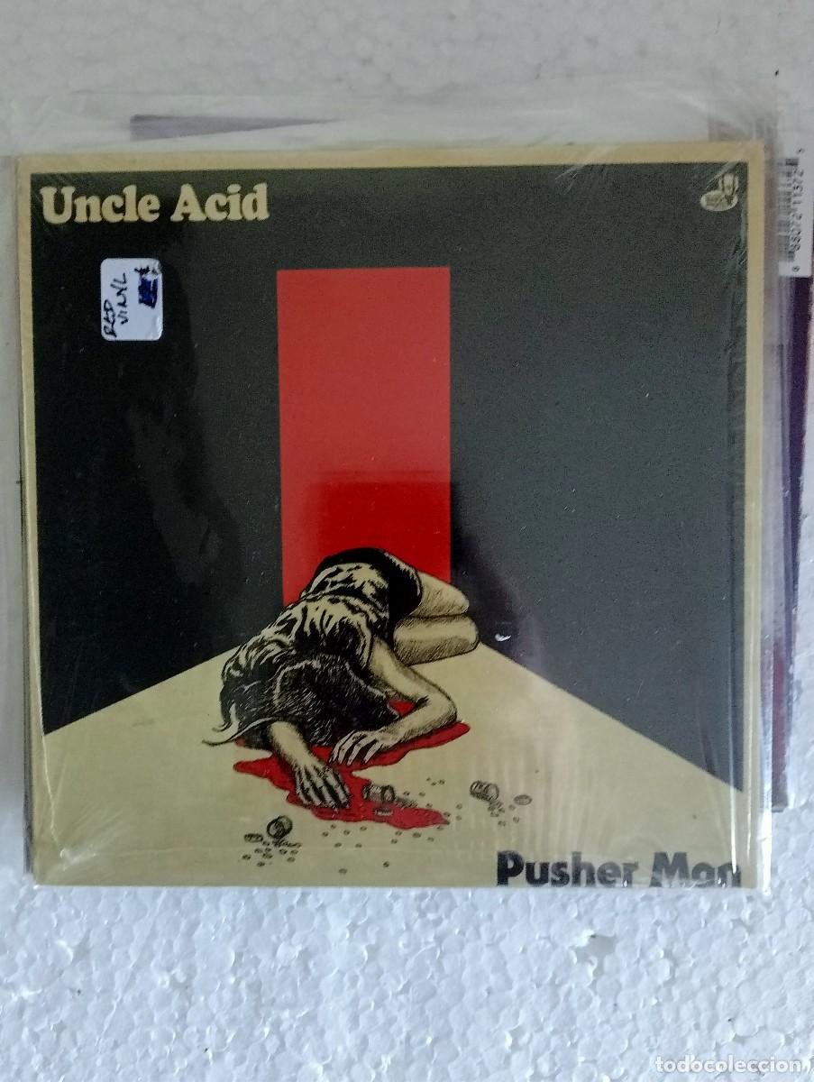 Discos de vinilo: Uncle Acid - Pusher Man (7&rdquo;, Single, Red) 2016 - Foto 1