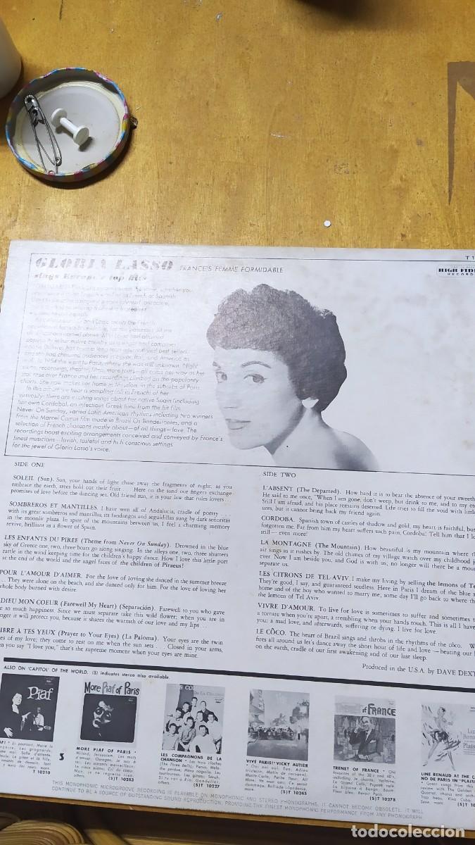 Discos de vinilo: GLORIA LASSO - ED. USA - 1960 - Foto 3