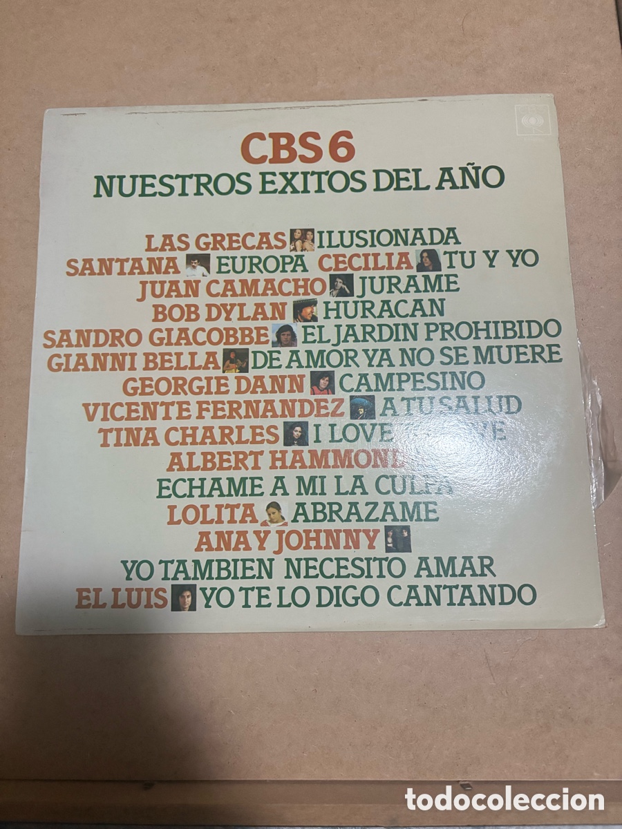 Discos de vinilo: Lp vinilo CBS6, nuestros &eacute;xitos del a&ntilde;o (A17) - Foto 1