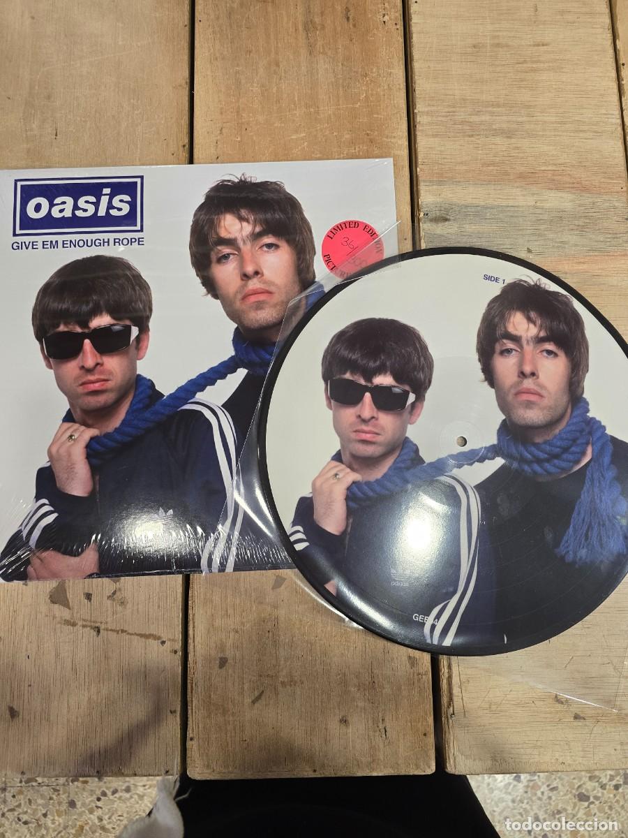 Discos de vinilo: Oasis (2) &ndash; Give Em Enough Rope picture disc lp - Foto 1