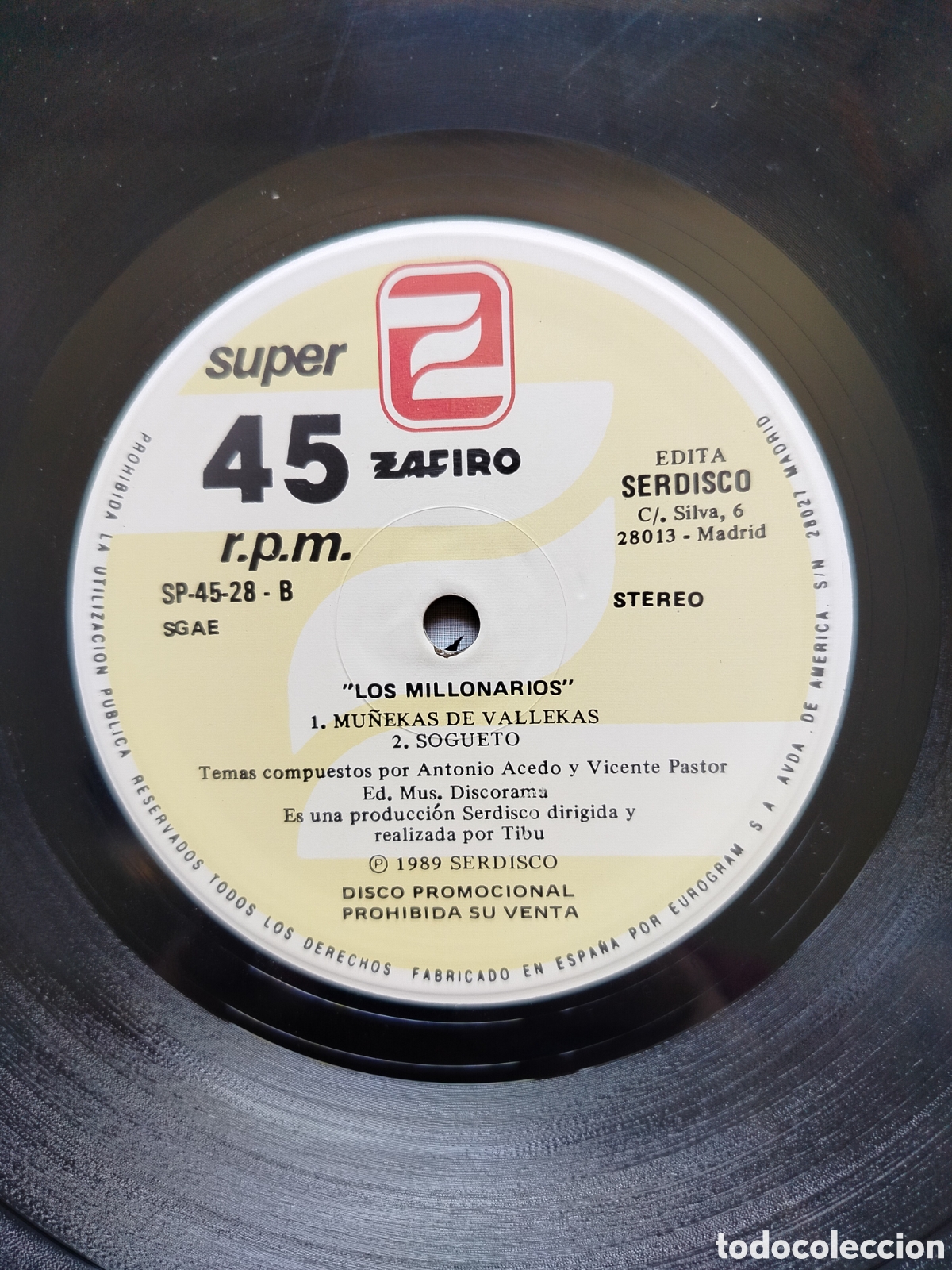 Discos de vinilo: Los Millonarios Super45 - Foto 3
