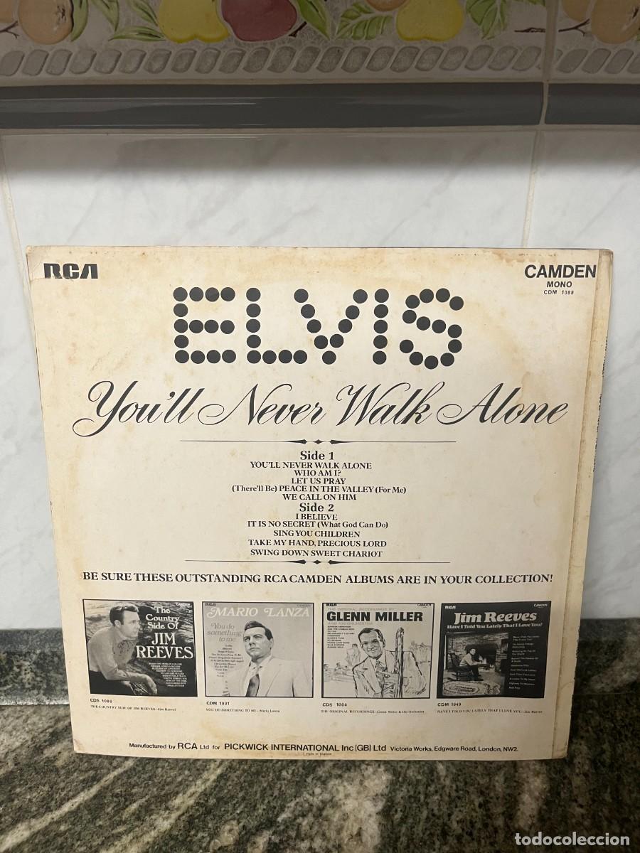 Discos de vinilo: Elvis Presley Youll Never Walk Alone - Foto 2