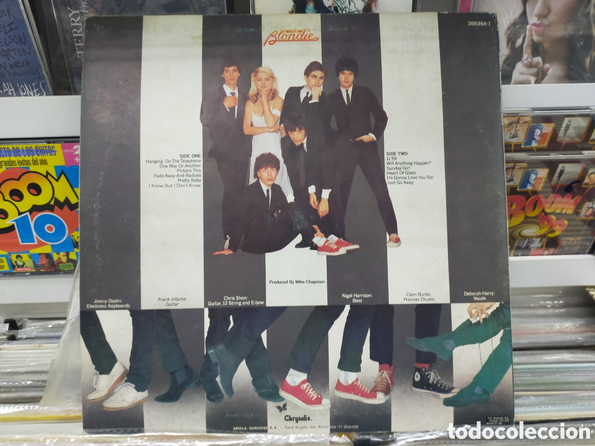 Discos de vinilo: Blondie LP parallel lines 1979 Espa&ntilde;a - Foto 2