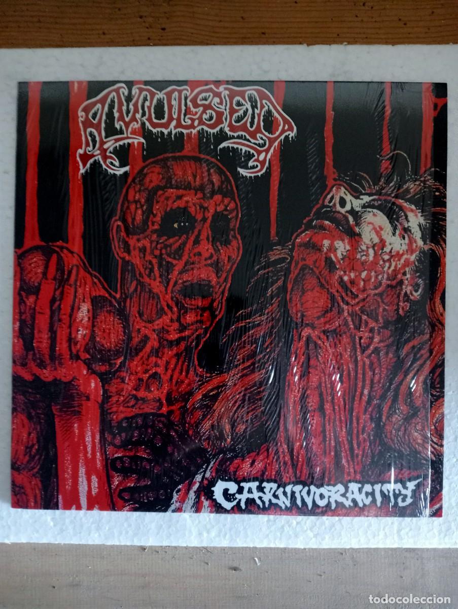 Discos de vinilo: Avulsed - Carnivoracity (12&rdquo;, EP, Ltd, RE, Red) 2014 insert - Foto 1