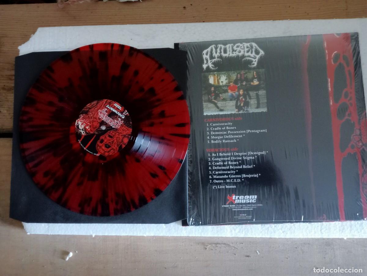 Discos de vinilo: Avulsed - Carnivoracity (12&rdquo;, EP, Ltd, RE, Red) 2014 insert - Foto 2