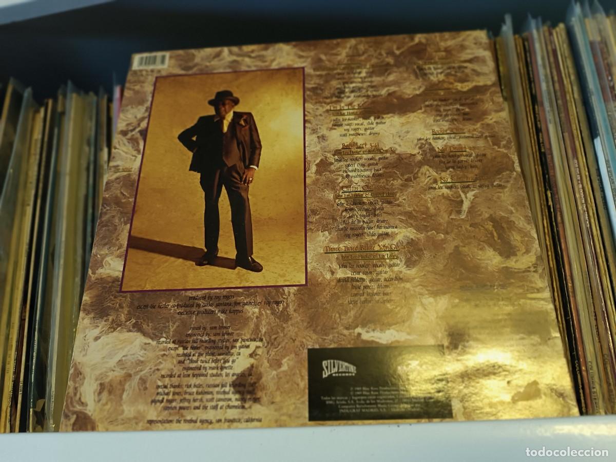 Discos de vinilo: John Lee Hooker &lrm;&ndash; The Healer - lp Spain 1990 - Foto 2