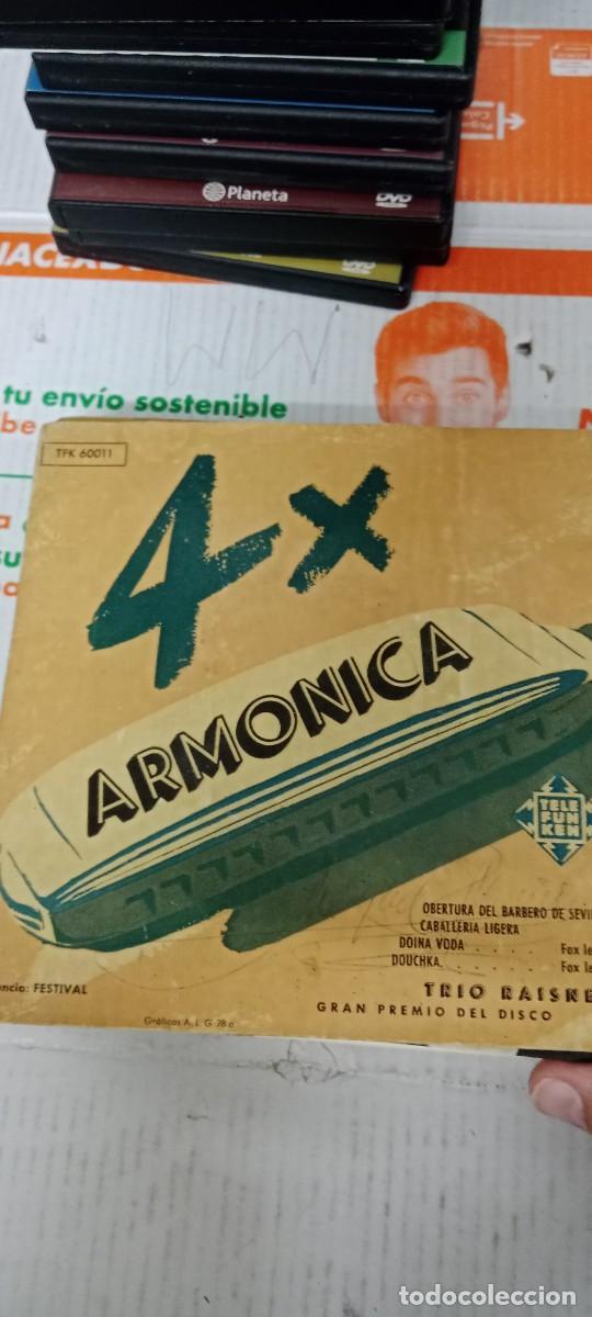 Discos de vinilo: E-12 DISCOS 7 PULGADAS 4 X ARMONICA - Foto 1