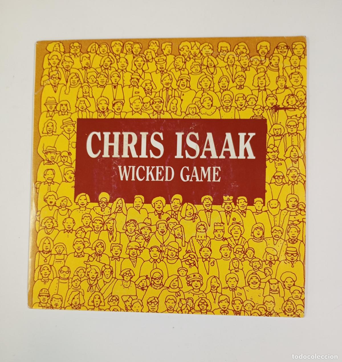 Discos de vinilo: Chris Isaak &ndash; Wicked Game. Single. TDKDS16B - Foto 1