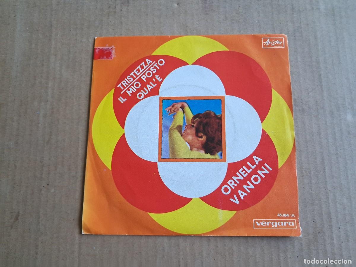 Discos de vinilo: ORNELLA VANONI - TRISTEZZA SINGLE 1967 EDICION ESPA&Ntilde;OLA - Foto 1