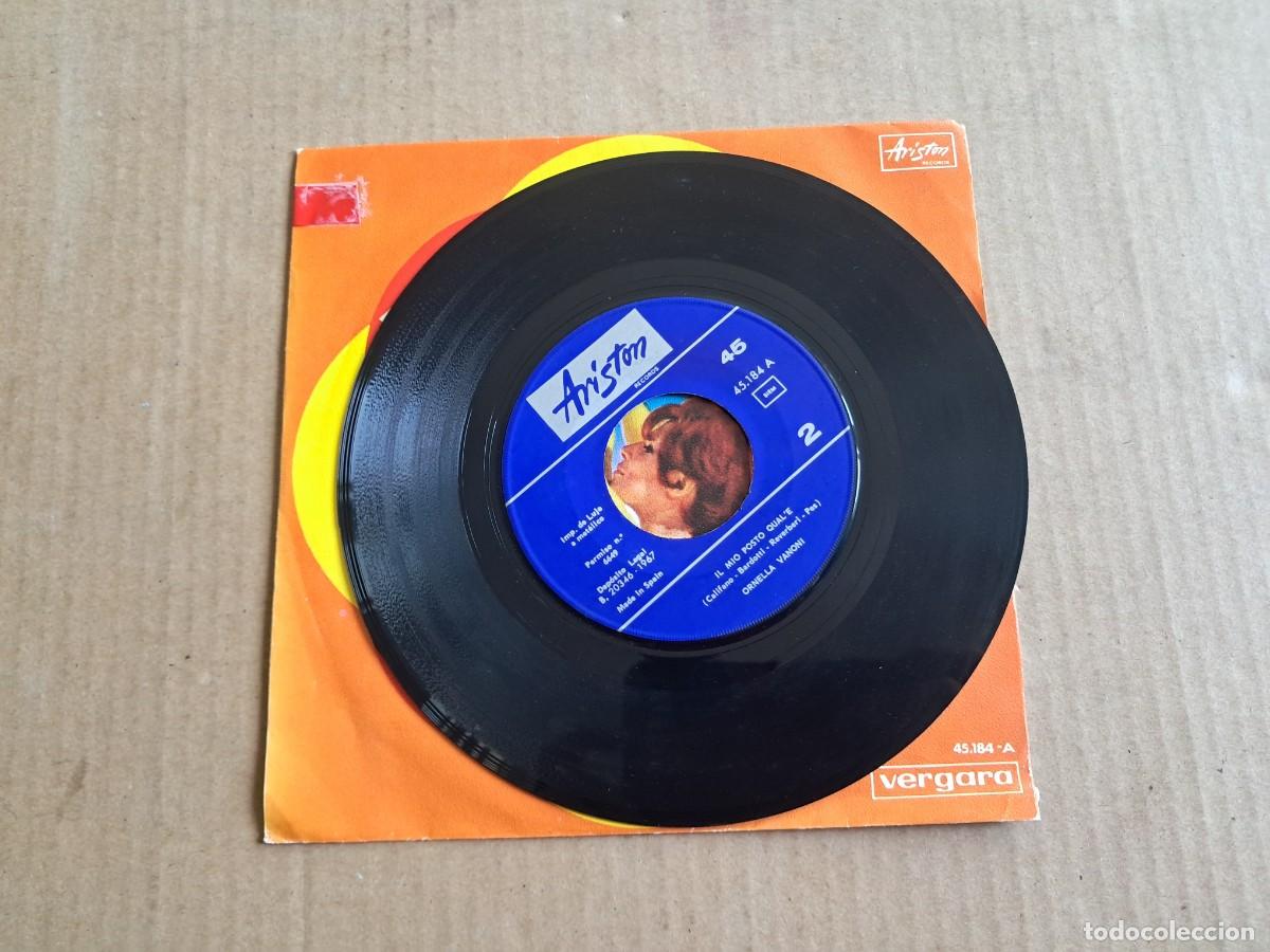 Discos de vinilo: ORNELLA VANONI - TRISTEZZA SINGLE 1967 EDICION ESPA&Ntilde;OLA - Foto 2