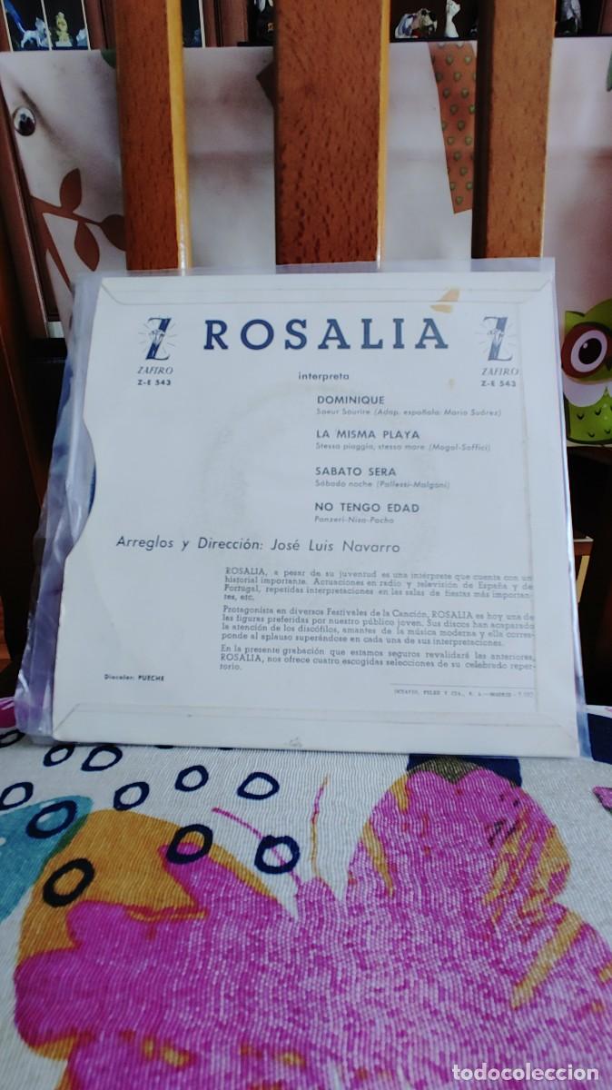 Discos de vinilo: ROSALIA-EP DOMINIQUE +3 - Foto 2